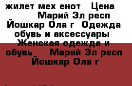 жилет мех енот › Цена ­ 6 000 - Марий Эл респ., Йошкар-Ола г. Одежда, обувь и аксессуары » Женская одежда и обувь   . Марий Эл респ.,Йошкар-Ола г.